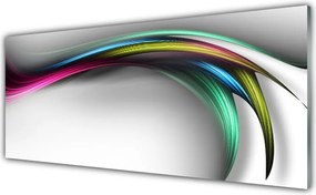 Panel Szklany do Kuchni Futurystyczna Wizja Przestrzeni