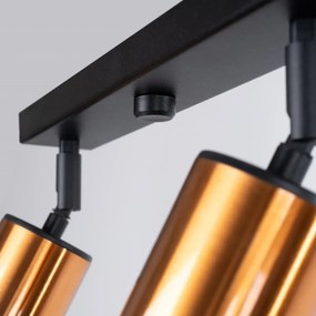 Listwa oświetleniowa WINX 4L czarna/miedziana SOLLUX  LIGHTING