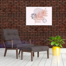 Obraz - Fioletowy minimalizm N⁰3 (70x50 cm)