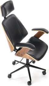 Nowoczesny fotel biurowy z oparciem ze sklejki Ignazio Halmar