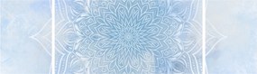 Obraz - Zimowa mandala (170x50 cm)