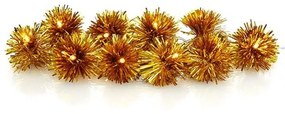 Przezroczysta girlanda świetlna LED Markslöjd Pompom, 10 lampek, dł. 225 cm