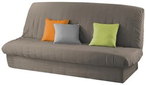 Brązowy elastyczny pokrowiec na sofę 3-osobową Essentiel – douceur d'intérieur