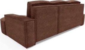 Narożnik MOLLY Lewostronny z funkcją spania, wolnostojący tkanina ABRIAMO 12 Miedziany