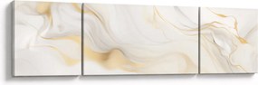 Obraz - Abstrakcja z dekoracją (170x50 cm)