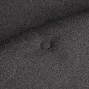 HOMCOM Materac składany 2 w 1 z poduszką wielofunkcyjny do spania ciemnoszary 60x80x56 cm | Aosom PL