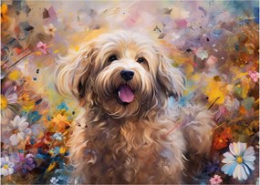 Obraz na szkle - Happy Dog II. (70x50 cm)