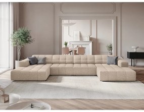 Beżowy narożnik (w kształcie litery U) Chicago – Cosmopolitan Design