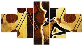 Obraz artystycznego malarstwa starożytnego (125x70 cm)