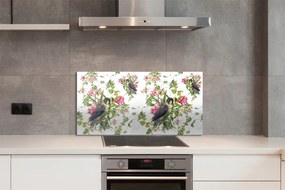 Panel Szklany Poranne Spotkanie na Gałęzi