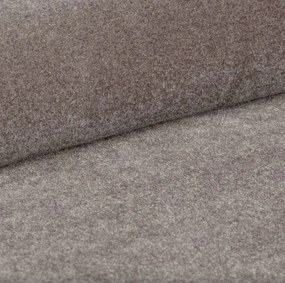 Łóżko LUX tapicerowane z pojemnikiem i zagłówkiem w tkaninie AMON 16 kolor CAPPUCCINO DOMOHOME