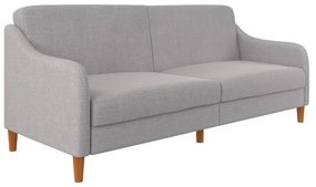 Jasnoszara sofa rozkładana 196 cm Jasper – Støraa