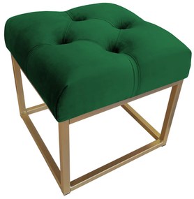 Pufa CHESTERFIELD LOFT ławka postawa złota MG25