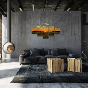 Obraz - Wiejskie bale (125x70 cm)