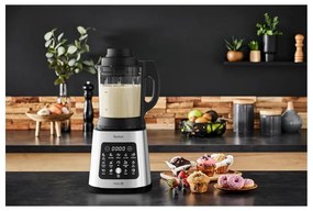 Blender kielichowy w kolorze srebra Perfectmix Cook BL83SD30 – Tefal