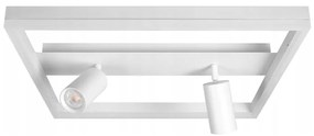 Oprawa sufitowa LED/38W/230V + 2xGU10/30W biała