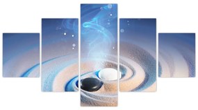 Obraz - Eteryczny yin-yang (125x70 cm)