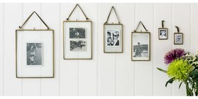 Metalowa ramka stojąca w kolorze złota 20x37,5 cm – Rex London
