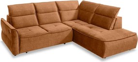 Narożnik MURILLO L z elektryczną regulacją siedziska Prawostronny w tkaninie VOGUE 09 WERSAL