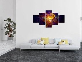 Abstrakcyjny obraz (125x70 cm)