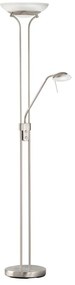 Lampa stojąca LED ze ściemniaczem w kolorze srebra (wysokość 182 cm) Pool – Fischer &amp; Honsel