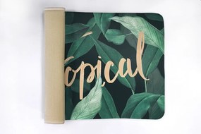 Dywanik łazienkowy antypoślizgowy Dywanik łazienkowy antypoślizgowy tropikalne liście