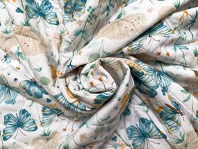 Narzuta na łóżko ELIVINE biały, 100% bawełna Rozmiar: 170 x 210 cm