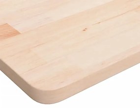 Naturalne drewno półka 100x50 czarne uchwyty - Bafo