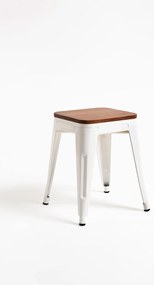 Taburete Torix Pequeńo Madera Natural
