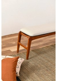 Ławka Touch Cream and Walnut