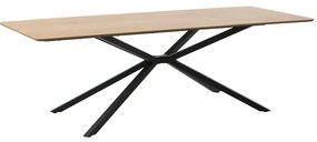 Stół z blatem w dekorze dębu 100x200 cm Cesura – Unique Furniture