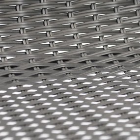 Zestaw krzeseł ogrodowych bistro, szare, 4 szt