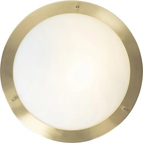 Inteligentny plafon złoty 31 cm IP44 w tym Wifi A60 - Yuma