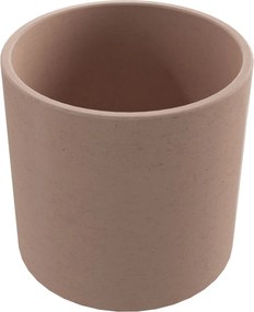 Umywalka betonowa nablatowa okrągła bez otworu na baterię 41 x 40 cm BENE | różne kolory : Kolor - Różowy