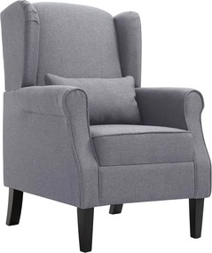 Ciemnoszary fotel uszak K7-R79