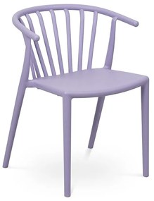 Lawendowe plastikowe krzesło ogrodowe Capri – Bonami Essentials