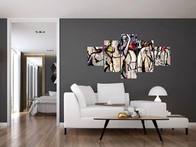 Obraz - Jazzowa noc (125x70 cm)