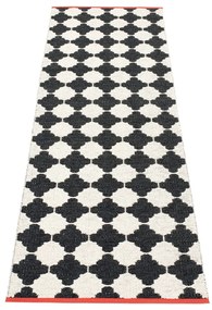 Czarno-biały chodnik odpowiedni na zewnątrz 70x225 cm Marre Black Coral – Pappelina