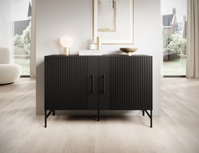 Komoda RAFTT 120x80cm, czarna