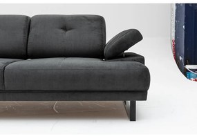 Ciemnoszara sofa 199 cm Mustang – Balcab Home