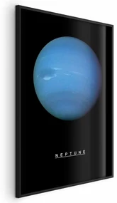 Plakat Neptun 21x30 cm z ramą czarną bez marginesu ARTGEIST B