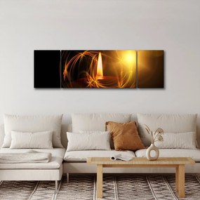 Obraz świecy (170x50 cm)
