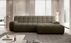 Narożnik COCOON S w układzie L z elektryczną regulacją siedziska Prawostronny w tkaninie JAGUAR 08