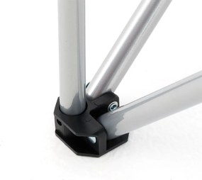 Składane krzesło kempingowe z uchwytem na kubek, czerwone