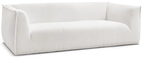 Biała sofa z materiału bouclé 242 cm Giorgia – Bobochic Paris