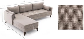 Sofa narożna Bella Narożnik Lewy 1 Kremowy