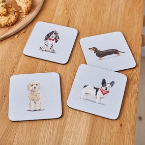 Zestaw 4 podkładek Cooksmart ® Curious Dogs