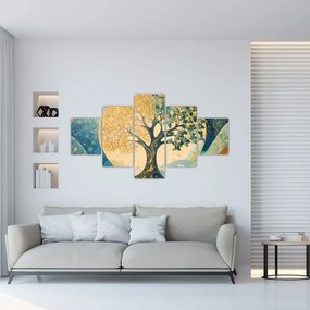 Obraz – Drzewo życia w księżycu (125x70 cm)