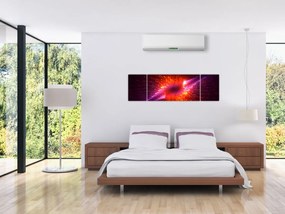 Obraz współczesnej ciernistej abstrakcji (170x50 cm)