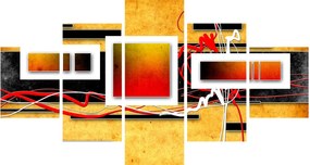Obraz - Abstrakcja (125x70 cm)